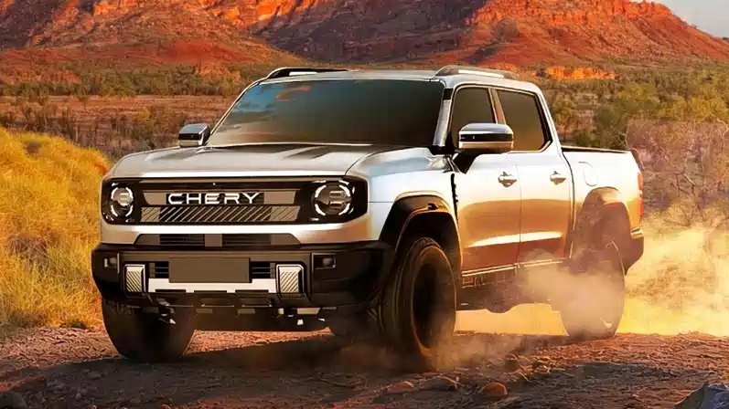 TychodeFeijter's tweet photo. Chery released official images of its all-new mid-size PHEV pickup truck called "Stockman", aimed at the Australian market.

The Chery Stockman is equipped with a plug-in hybrid system consisting of a 2.5T turbocharged diesel engine + one electric motor, as well as an intelligent four-wheel-drive system with three differential locks.

The design is nice, boxy and rugged, with round LED-headlights and wide wheel arches. The dashboard is loaded with buttons and switches, catering to the wishes of Australian consumers. 

Chery doesn't sell the Stockman in China. It is an export-only model, just like the BYD Shark.