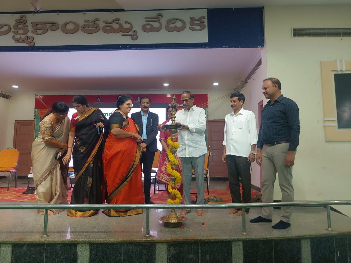 epchindia's tweet photo. EPCH was represented by Shri K.N. Tulasi Rao, Member, CoA, EPCH and Convener, ILTC, Narsapur, at an Awareness Workshop on the MSME Team Initiative Programme focusing on the Open Network for Digital Commerce (ONDC) for lace artisans, organized by the National Small Industries Corporation (NSIC), Vijayawada Branch, at the Sri Alluri Satyanarayanaraju Cultural Center, Narsapur.

The workshop also saw the presence of Shri T. Rahul Kumar Reddy, IAS, Joint Collector, West Godavari District; Shri V. Suresh Babu, Zonal General Manager, NSIC, Andhra Pradesh & Telangana; Smt. Aparna Lakshmi, Assistant Director, Development Commissioner (Handicrafts), Vijayawada; and Shri Veerabhadra Rao, Regional Head, Union Bank of India.

Shri Tulasi Rao highlighted EPCH's initiatives to promote handicrafts exports through trade fairs, buyer seller meets, market development activities, and skill enhancement programmes. He urged NSIC and MSME authorities to organize more awareness and capacity building programmes in association with EPCH, noting that such collaborations would improve market access, enhance competitiveness, and support the sustainable growth of the handicrafts sector in the region.

#EPCH #ONDC #NSIC #LaceArtisans
[ EPCH, Skill Development, Artisan Support, Narsapur, ONDC, MSME, Lace Artisans, Global Sourcing]