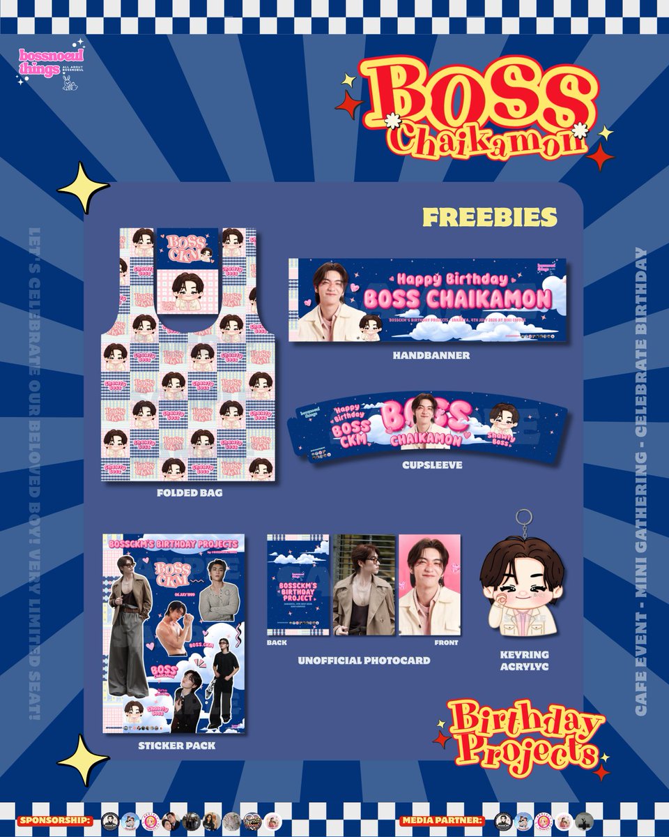 bossnoeulthings's tweet photo. Proudly Present: BOSSCKM Cafe Event & Celebrate Birthday🎂💙
📍Biki Coffee, Jakarta
🗓️Sat, July 4th 2026
🕑at 2-5 PM
🎟️IDR 60k (inc Drink, Cupcake, Freebies)
Regist: https://t.co/i25FTL65XW
Limited Seat!
#BossChaikamon #BOSSCKM #ShawtyBoss
#HappyBOSSCKMDay #BNThingsProject https://t.co/yR9Y2cZCUz
