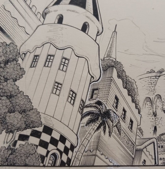 アナログ作画練習原稿

タッチ練習～背景 