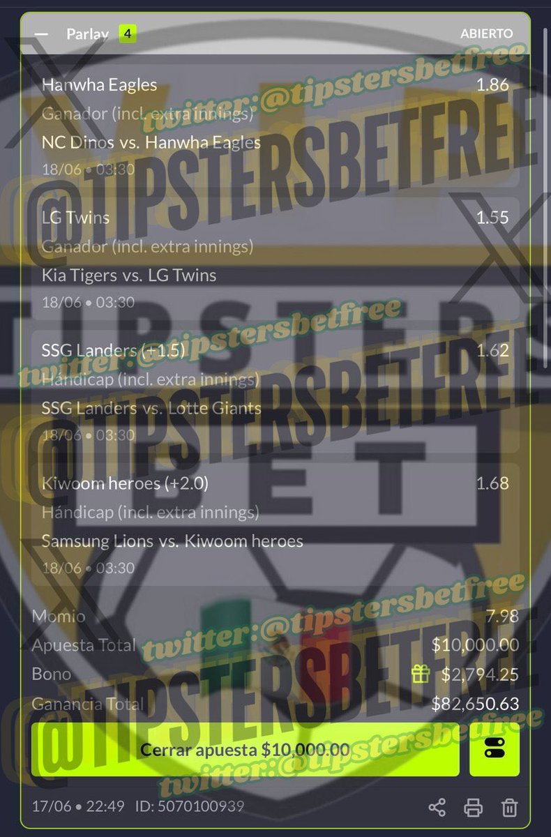 VIP de tipsters gratis 🎁 tweet media