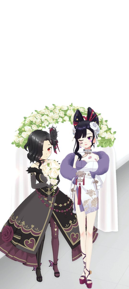 kaeya9's tweet photo. 2日間限定のリアリティから 15分後に来る ウェディングギフト特集 第1弾
ブラック・わらわ ウェディングイベは
好きじゃ♡わらわと撮ってくれた皆の者に感謝するぞよ(*｀ω´*)ﾄﾞﾔｯ✨ 皆素敵なのじゃ✨ 間に合わなかった物は 
前の投稿にある 物を使って加工するのじゃ✨次はミルクが投稿するぞよ。 https://t.co/o57eBYNclq
