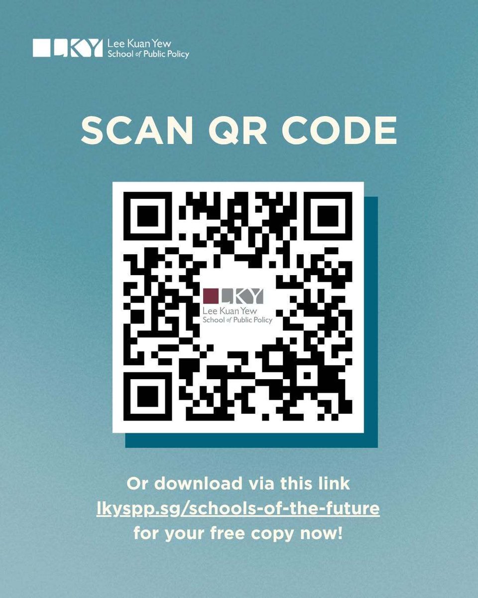 LKYSch's tweet photo. #PublicPolicySchoolsoftheFuture brings together 54 essays from 58 leading thinkers to explore how our world is changing and what that means for the leaders of tomorrow.

📚 Download your free copy: https://t.co/s9qmWZ1vPA

#LKYSPP #PublicPolicyEducation https://t.co/tMQXE9506i
