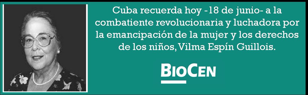 BIOCENCU's tweet photo. Vilma, Heroína de la Revolución en la sierra y el llano. 

Vilma, brillando aún como centella,
en la perenne rosa convertida,
hecha canción y sueño realizado
como una clara estrella amanecida.
Poema de Nancy Morejón https://t.co/okRNcAQffS