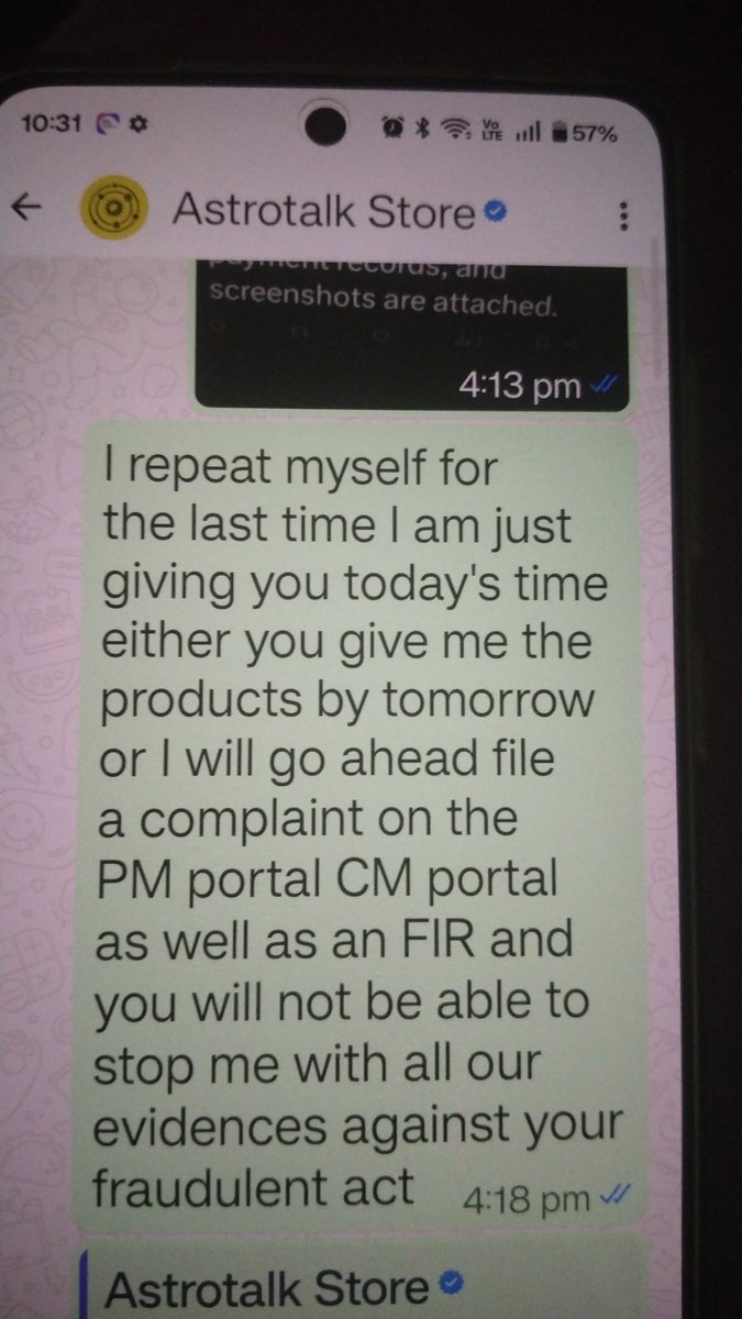 TankhaPooja's tweet photo. @AstrotalkApp @PoojaTankha @AstrotalkS33783 @Consumer2Court Send a DM for what have you done anything in last one month on dreams I have attached pictures of the direct messages that I have sent you all are taking me circles playing around https://t.co/xKiPzXOL0w