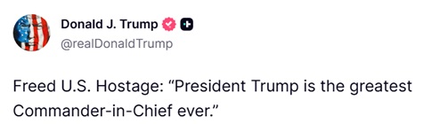 Commentary Donald J. Trump Posts From Truth Social tweet media