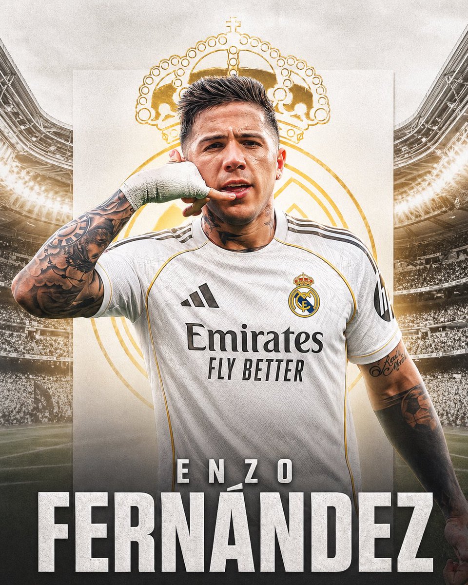 sudanalytics_'s tweet photo. 🤯🇦🇷 REAL MADRID YA ACORDÓ EL CONTRATO CON ENZO FERNÁNDEZ HASTA 2032.

AHORA HARÁ UNA OFERTA A CHELSEA. 💰

Vía @NicoSchira. https://t.co/HPFNv1dhRS