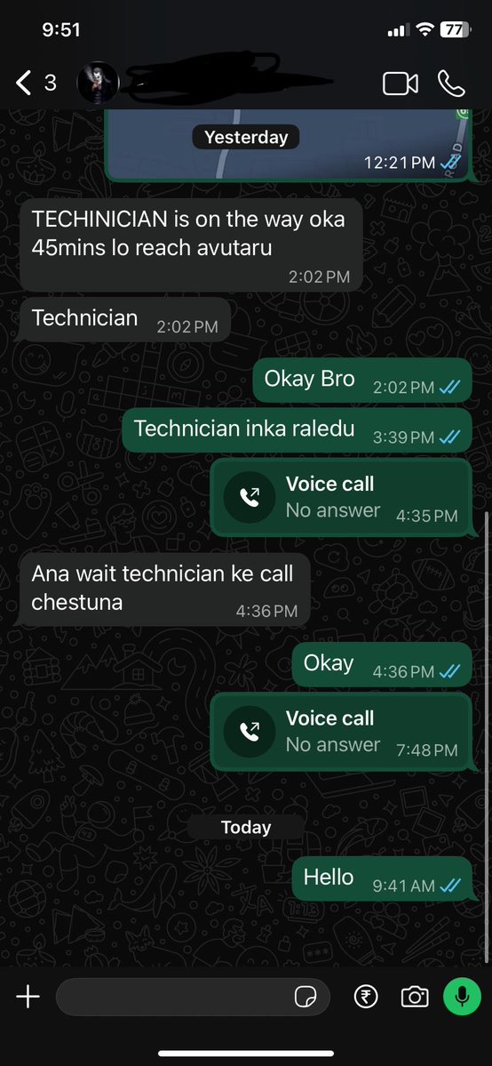 SiddikKick's tweet photo. Social Awareness: The Illusions of Atomberg's "Urgent" Service
highly disappointed with @atomberg_tech 
#BadService #ConsumerAwareness #CustomerService #Havells #Atomberg 
#JagoGrahakJago
#ConsumerAwareness #BLDCFans #ConsumerRights https://t.co/lxNgDQ0VdY