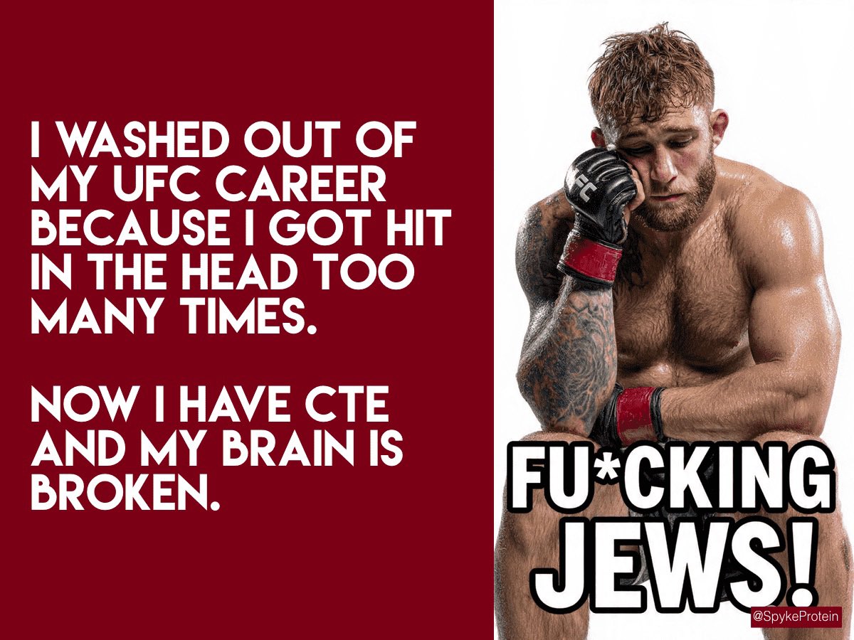 SpykeProtein's tweet photo. @jakeshieldsajj I dunno Jake…what do you have in common with NFL players such as Junior Seau, Aaron Hernandez, Dave Derson, and Jovan Belcher? 

Give up? 

They all committed suicide because their brains were broken from CTE just like you. 

So come on, hurry up and get with the program! https://t.co/3bZ1b7CNF3