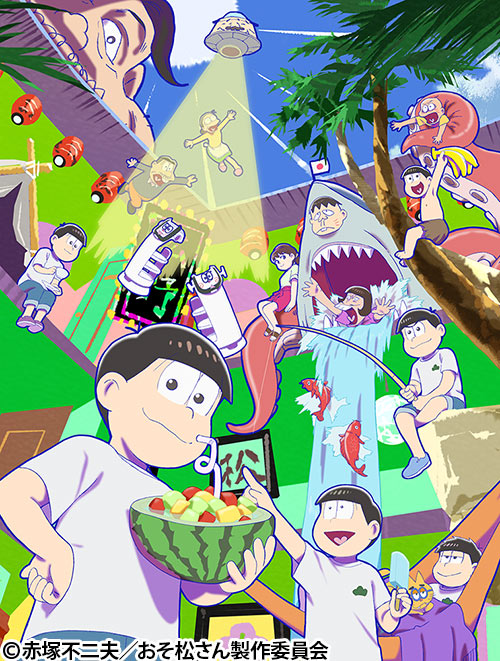 ATX_PR's tweet photo. 6/20(土)15:00より
『おそ松さん』第4期
AT-Xにて一挙放送！
※放送後、20:30から第13話も放送！

＜キャスト＞
櫻井孝宏
中村悠一
神谷浩史
福山潤
小野大輔
入野自由
遠藤綾
鈴村健一
國立幸
上田燿司
飛田展男
斎藤桃子 ほか

🛰番組情報
https://t.co/HXbWTcU0sC

#おそ松さん
#at_x https://t.co/YMHOVc8axk
