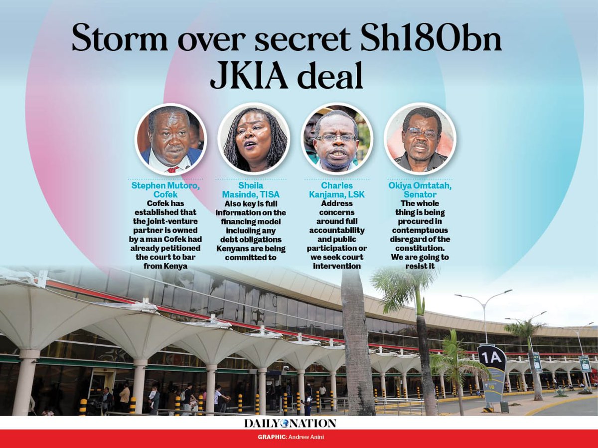 NationAfrica's tweet photo. Storm over secret Sh180bn JKIA deal 

https://t.co/Z4CPrpoOUS https://t.co/uhHhMyTsOJ