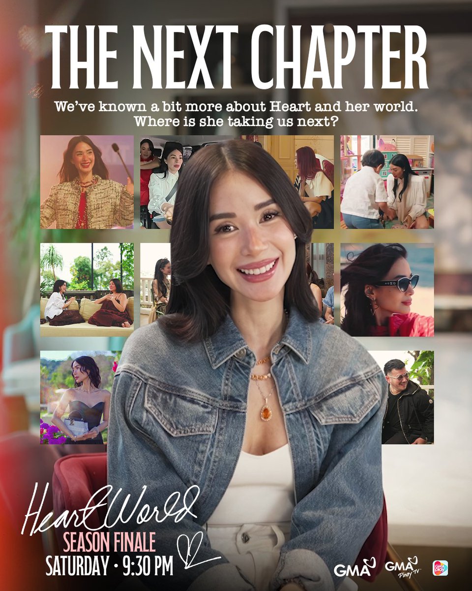 gmanetwork's tweet photo. We've known a bit more about Heart and her world. Where is she taking us next?
Find out this Saturday on 'Heart World', 9:30 PM, on GMA.
#HeartWorld
#HeartWorldSeason2 https://t.co/T001yICPxz