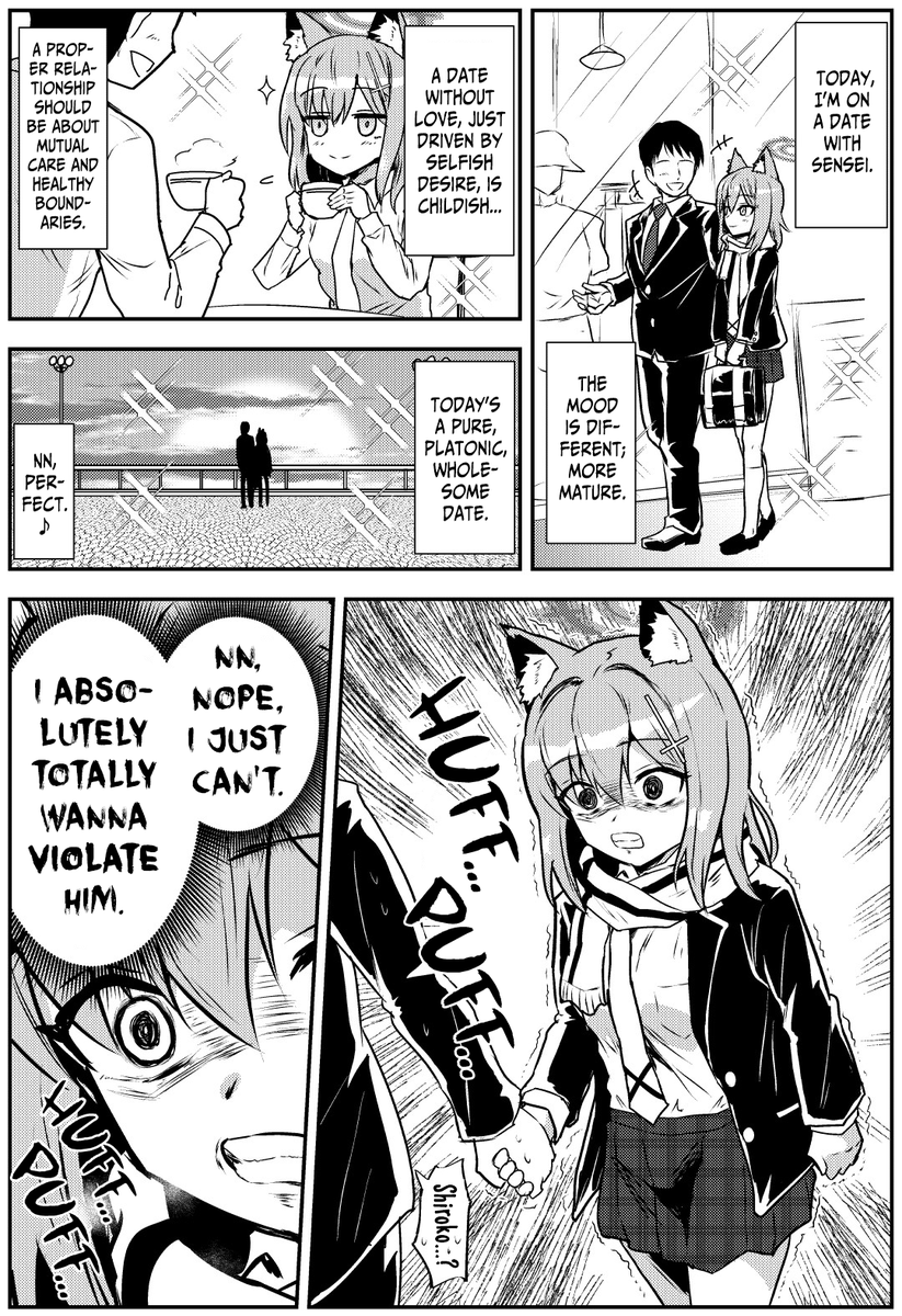 TheParacite's tweet photo. @donkubota1 [EN Version]
Artist's Comment: Shiroko's Pure Date

英語版です！ https://t.co/suapjStSIK