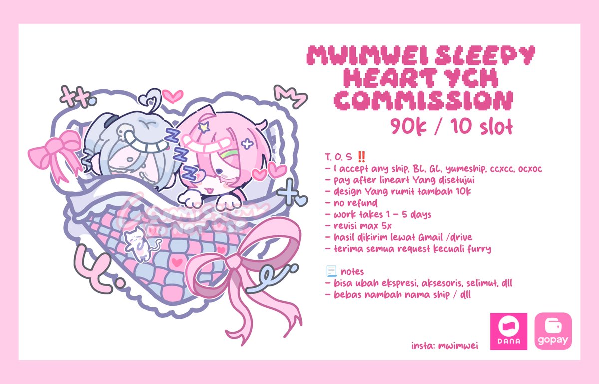🍥 . !! 𝓜wimwei - comms open ₊ ꒱ tweet media