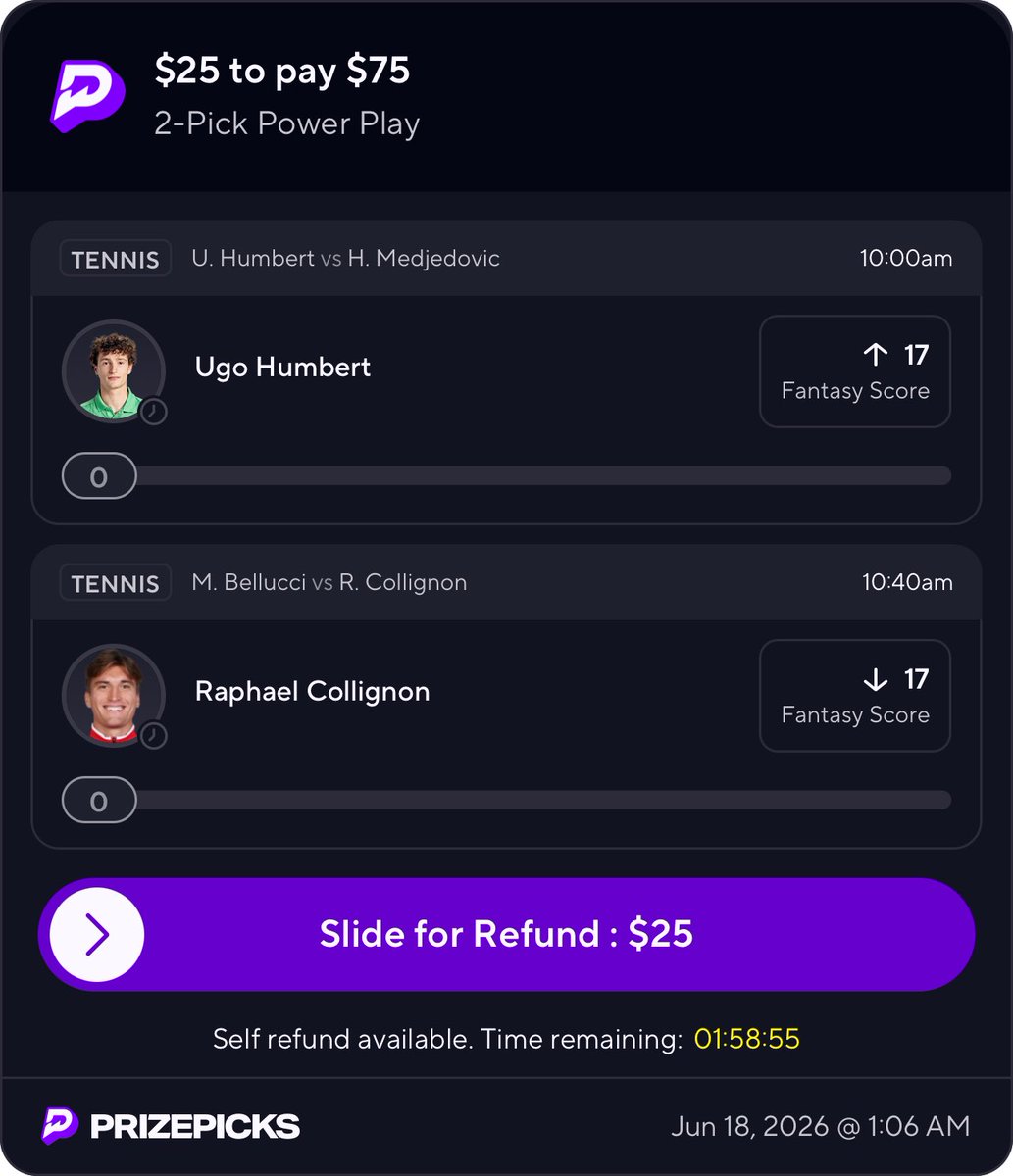 KeeyeLocks's tweet photo. 🚨 Ladder Challenge 🪜 #PrizePicks
• Let’s Build a BankRoll 🎰 https://t.co/TFDNijP09F
