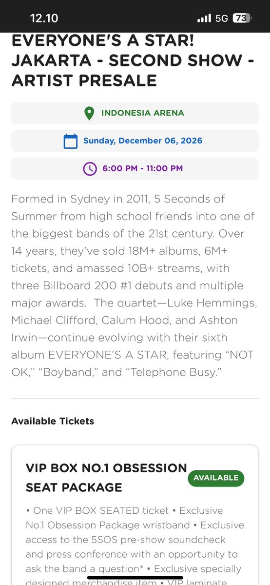 pcyypink's tweet photo. GUYSS SIAPA YG MAUU AKU BANTUK 5  SECOND OF SUMMER fee 50k/tix https://t.co/wLhyfNf4SV
