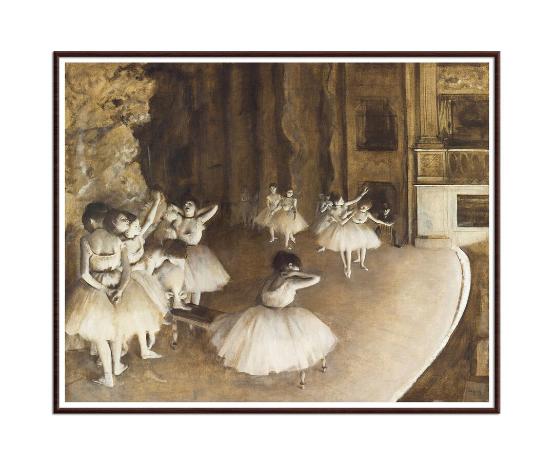 SagarashiI's tweet photo. Edgar Degas Ballet Rehearsal Stage Canvas Art by SagaInternational: 250.00 HKD

Step into the world of 19th-century Parisian ballet with this captivating canvas art print of Edgar Degas' 'Ballet Rehearsal on Stage', painted in 1874[reference:40]. This… https://t.co/YmM5w08YDv https://t.co/ee0WydoG1r
