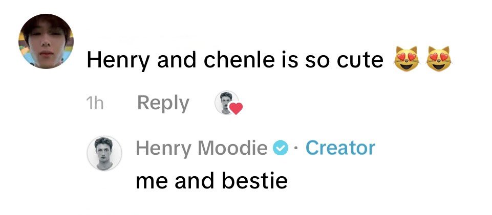 chenleveerse's tweet photo. henry replied to a fan comment 🩵

🗣️ henry and chenle is so cute 😻😻
henry: me and bestie 

cuties…chenle is loved by everyone 🥹🫶🏻

#천러 #チョンロ #钟辰乐 #辰乐 #CHENLE https://t.co/hWIpy3d8nc