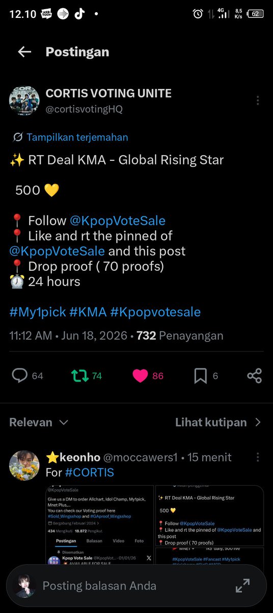 joyrideul's tweet photo. @cortisvotingHQ @KpopVoteSale for #CORTIS https://t.co/uCB2LUHFc4
