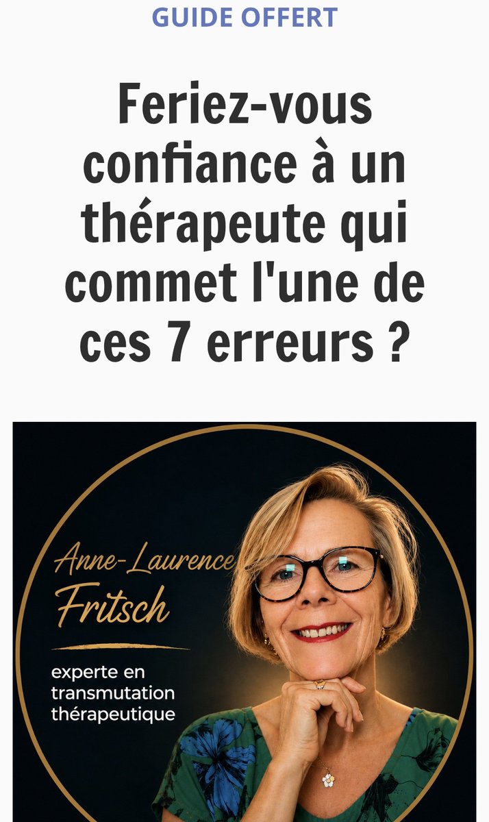 icacompro's tweet photo. Avant de choisir un thérapeute, découvrez les 7 erreurs qui peuvent compromettre la qualité  d'un accompagnement
Guide offert à ce lien 👇 
https://t.co/OGLB3VAVpk https://t.co/tfqZyE4kwF