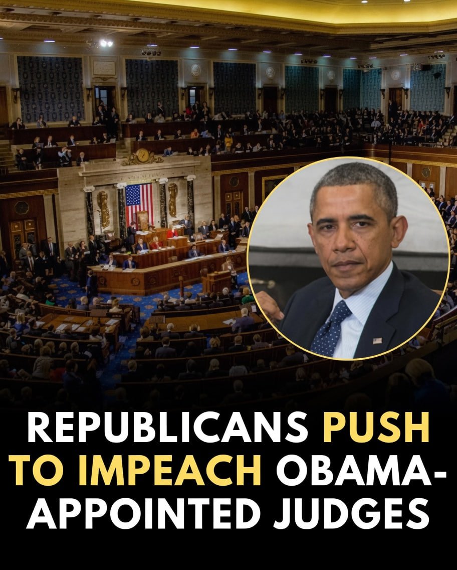 Sofia50020Sofia's tweet photo. 🚨 Breaking News: Republicans are reportedly pushing to impeach judges appointed by former President Barack Obama.

Do you support this move?

A. Yes

B. No https://t.co/axBjQiDiX2