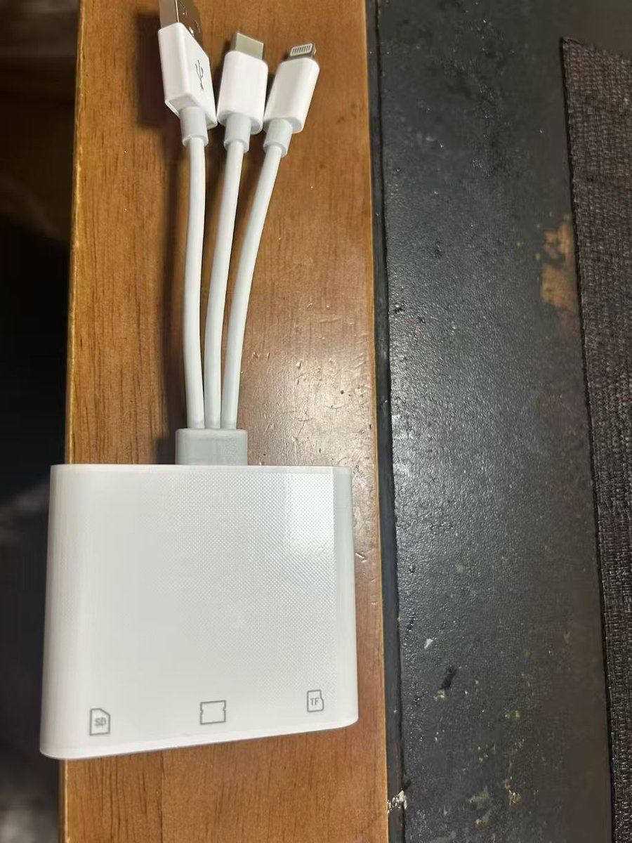 zhideliotg's tweet photo. USB/Type-C/Lightning 3-in-1 Card Reader

Supports TF+SD dual card reading, high-speed transfer between multiple devices

Suitable for photo export/video editing/office backup 💻 Stable, durable, and uninterrupted connection

#sdcardreader #tfcardreader #typeccardreader https://t.co/iTBU6RfGso