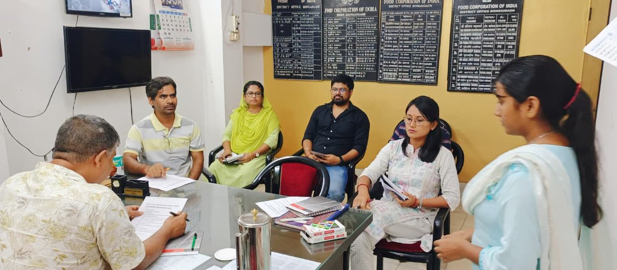 FCIDOBongaigaon's tweet photo. भारतीय खाद्य निगम मंडल कार्यालय बोंगाईगांव में दिनांक 16.06.2026 को आदरणीय मंडल प्रबंधक महोदय की अध्यक्षता में अप्रैल/2026 से जून/2026 तिमाही की विभागीय राजभाषा कार्यान्वयन समिति की बैठक सफलतापूर्वक आयोजित की गई। https://t.co/pJmvI7tV0V
