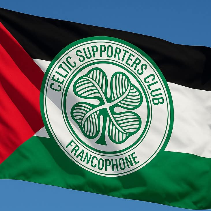 CSC_Francophone's tweet photo. ✊🏼🗝🍉🇵🇸🤝🇮🇪🍀💚🤍🧡☘️🕊
#Palestine #FreePalestine #Celtic #CelticFC https://t.co/n1h50Ln21S