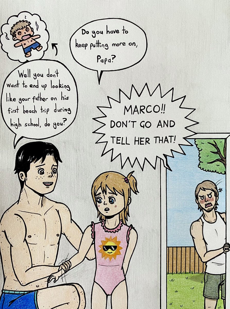 Natsuki208's tweet photo. JeanMarco Summer Solstice 2026 - Day 4: Bashful 😳

Despite Jean’s frustration, Marco told their kids the whole experience.
#Jeanmarco #JMSS2026 #JMWeek2 https://t.co/2NfYtgg60Q