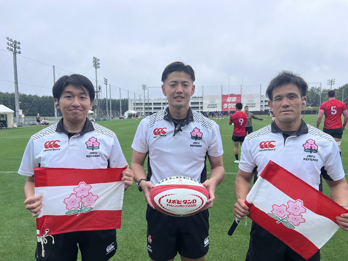 miyarug1's tweet photo. #JAPANVX 🆚 #u20日本代表 
#トレーニングマッチ　
#レフリーチーム https://t.co/bIDafrgJkd