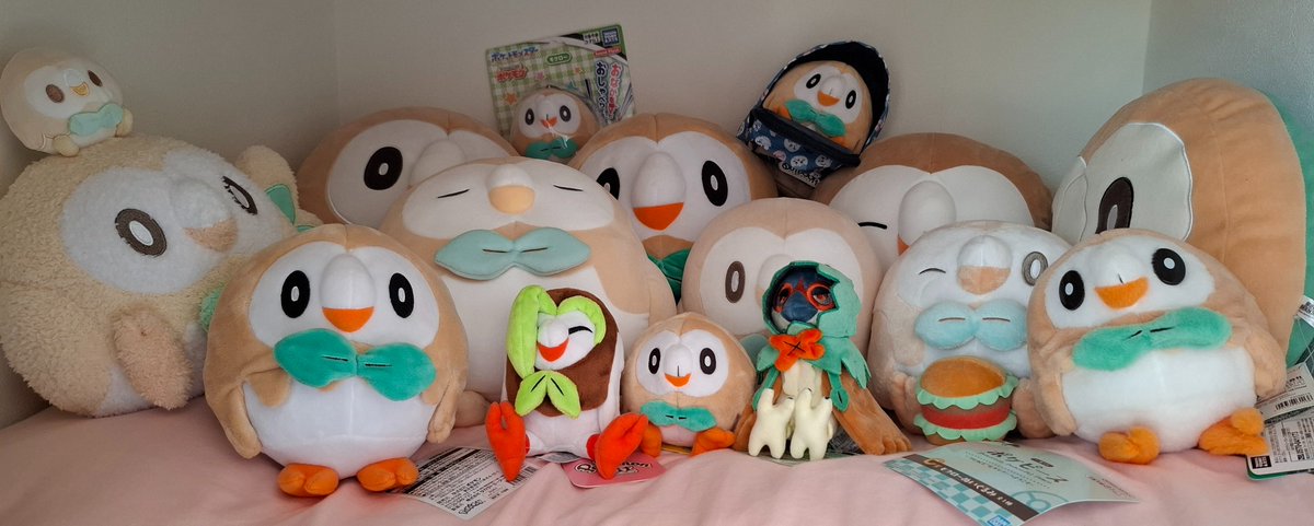 mitosa_ki's tweet photo. モクローの一番くじぬいぐるみに出会ってしまったのでお迎えしました✨️我が家のモクロールームへようこそ💕 https://t.co/4xQXyo5Vug