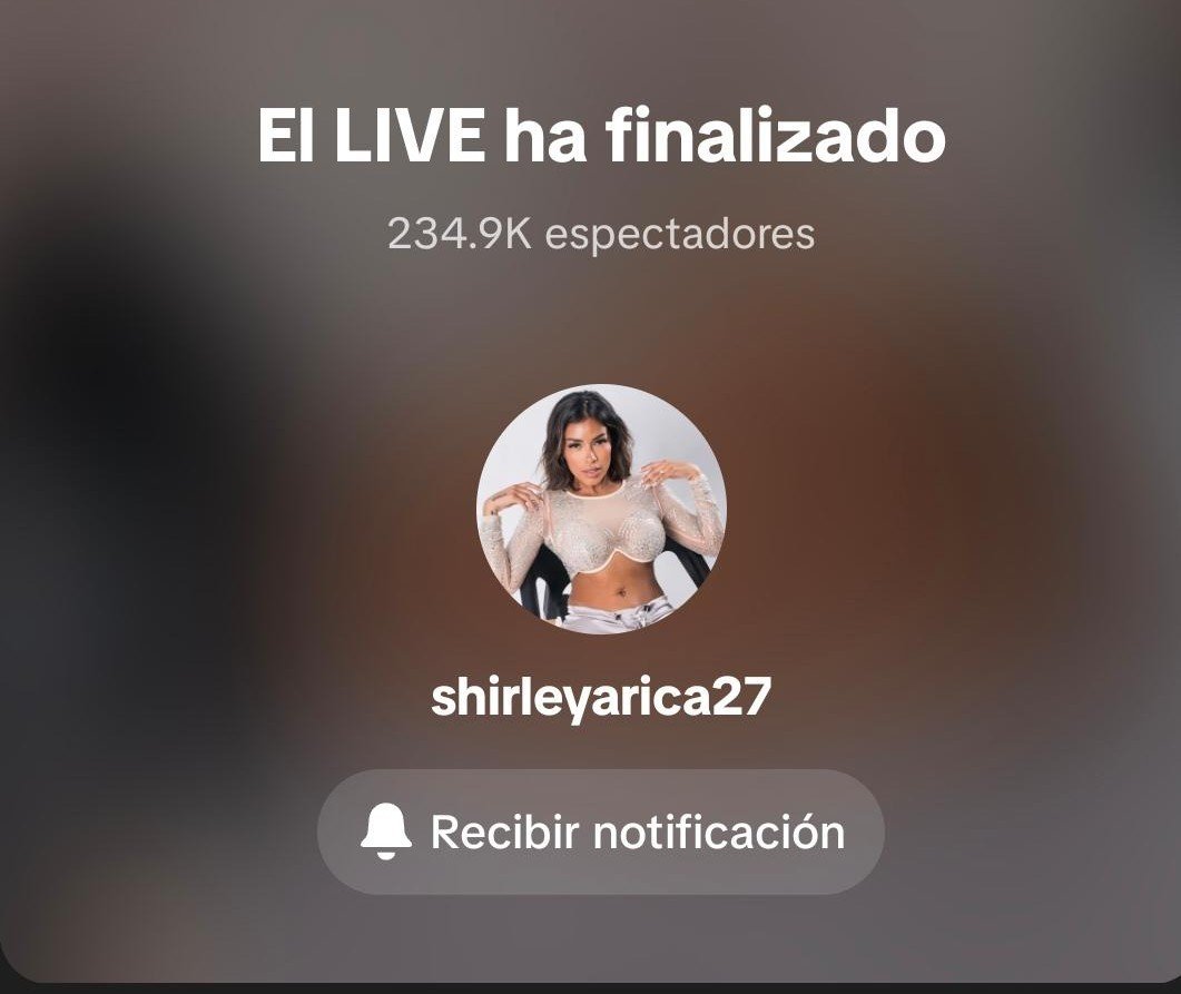llrik55's tweet photo. Shirley Arica hoy hizo 23.6 k en su live de tiktok y llegó a 234.9 k de espectadores 
TOPP mi Shir más vistas que el 24/7 de cierto reality https://t.co/rN4VHy04DM