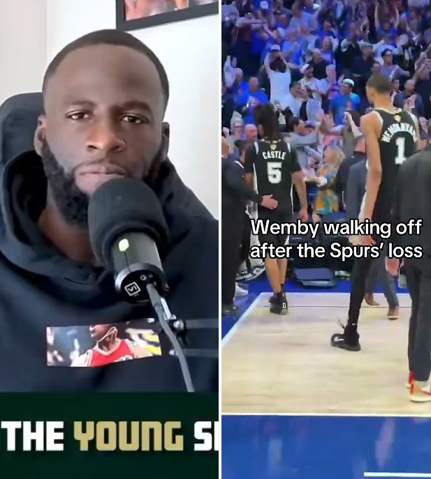 Basket_Infos's tweet photo. « Si tu pars comme ça, je sais que je suis dans ta tête. » 

Draymond Green a tenu à clarifier ses propos sur Wemby et les Spurs : pour lui, le débat ne porte pas sur le fair-play, mais sur le mental : 

« Les mêmes personnes qui disent aujourd’hui que le fair-play est surcoté sont celles qui, quand je fais quelque chose d’anti-sportif, demandent qu’on me suspende 25 matchs. Donc il faut choisir : soit le fair-play compte, soit il ne compte pas.

Wemby est arrivé dans ces playoffs comme le chouchou de la NBA. Il en est ressorti comme le méchant. Pourquoi ? Parce qu’il a fait certaines choses jugées anti-sportives. Alors on fait quoi ? On choisit quelle ligne ? Le fair-play compte ou il ne compte pas ?

Moi, encore une fois, je ne parlais même pas de fair-play. Je parlais de regarder celui qui t’a battu dans les yeux. Si tu ne peux pas le faire, si tu pars comme ça, ce n’est pas une question de fair-play. C’est que je t’ai humilié, que je suis dans ta tête, et que tu ne peux plus me faire face.

J’ai vu des gars devenir comme ça et ne jamais gagner. Ne jamais revenir. Donc ne faisons pas la promotion de ce comportement. Quand tu pars sans faire face, c’est le comportement d’un joueur qui se fissure quand ça tourne mal. Les joueurs qui ne répondent présent que quand tout va bien perdent. Ça ne marche pas. Et si vous êtes un jeune joueur qui arrive en NBA, la dernière chose que vous voulez, c’est avoir cette étiquette. »

via @DraymondShow