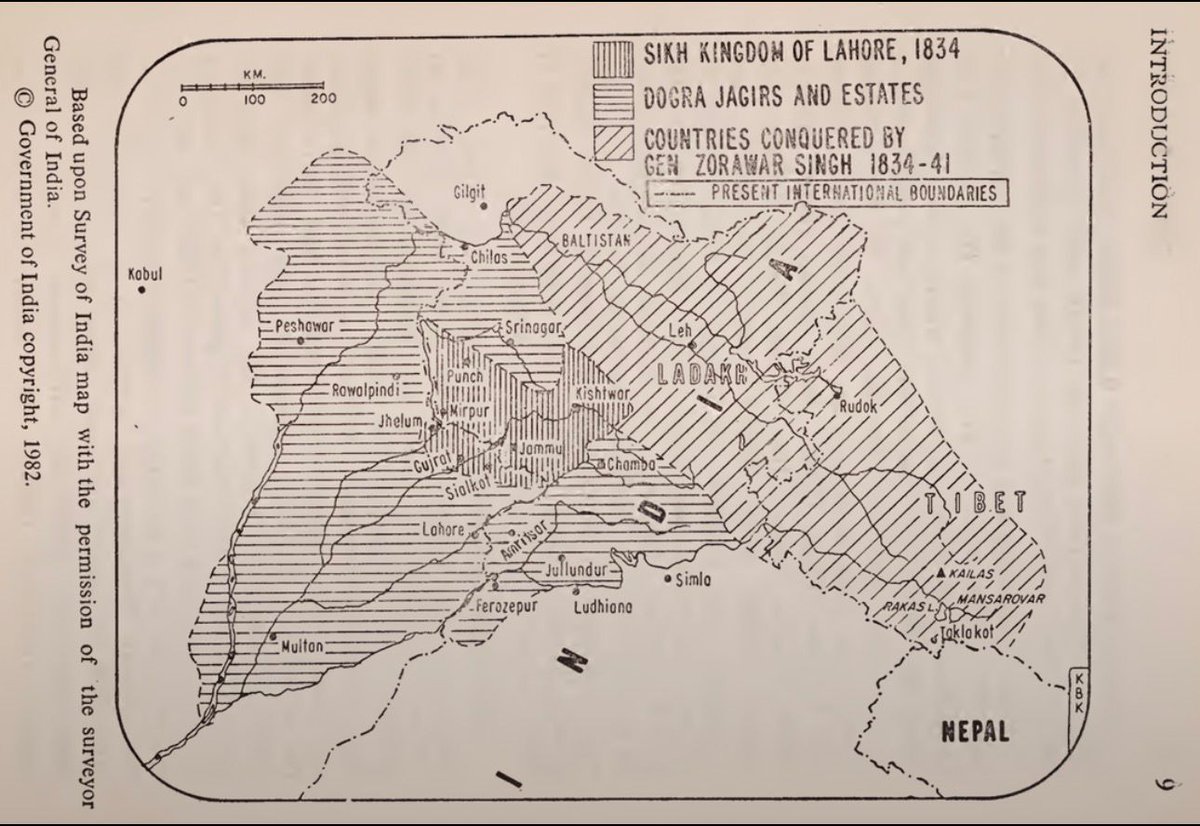 SwarajyaRaksha's tweet photo. Maps of General Zorawar Singh's Conquests

Zorawar Singh Chandel Conquered Tibbet, Gilgit, Skardu &amp; Baltistan.  
Reason why we still have a claim on Aksai Chin &amp; POJK. https://t.co/NoDZ84pcf8