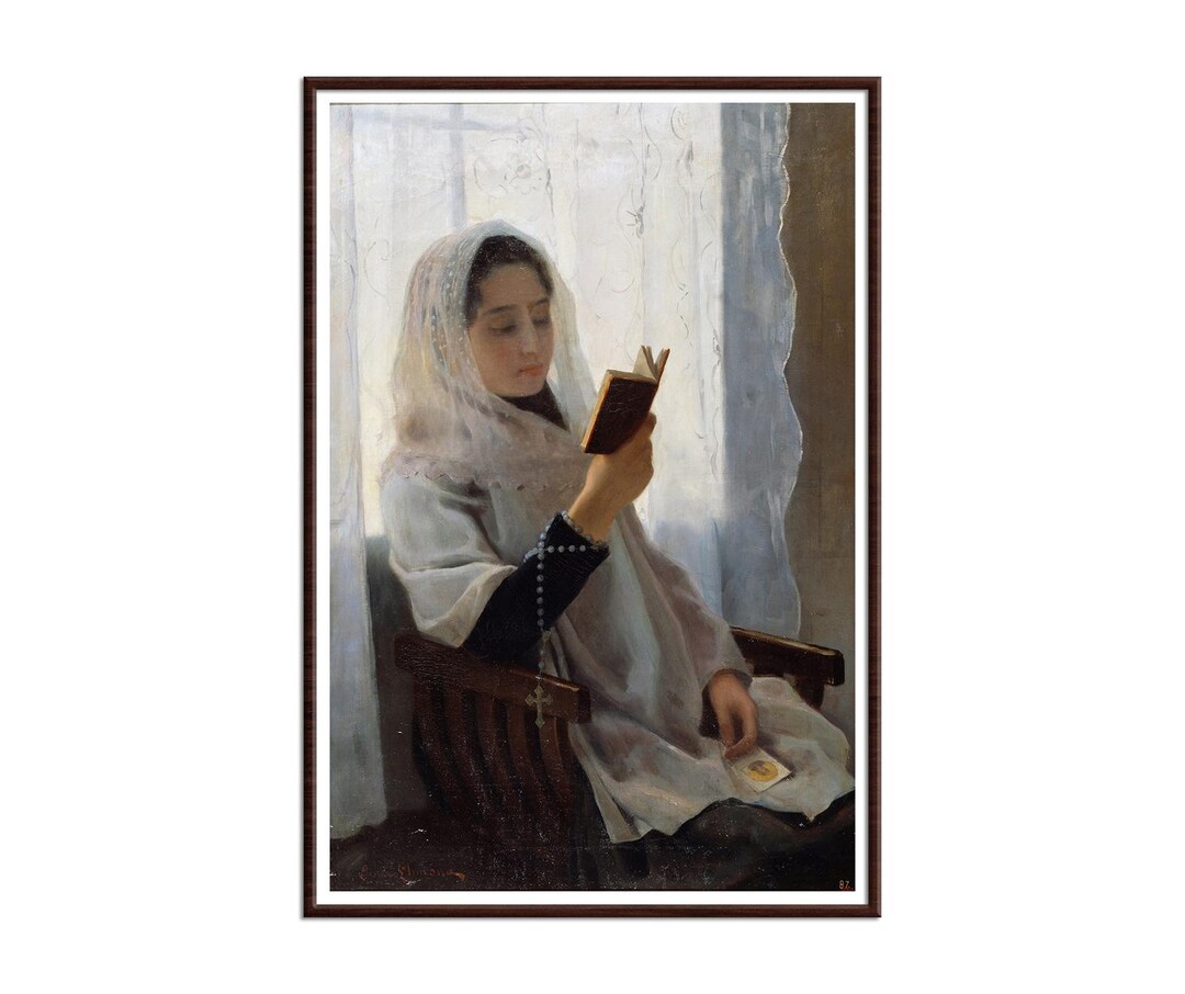 SagarashiI's tweet photo. Joan Llimona Reading Canvas Art Print Modernisme by SagaInternational: 260.00 HKD

Bring quiet contemplation into your home with this stunning canvas art print of Joan Llimona's 'Reading', painted in 1891[reference:0]. This captivating Catalan Modernisme… https://t.co/9qpjN4Koie https://t.co/noImusMwNA