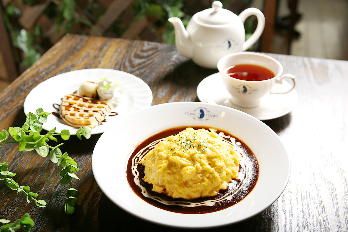 curemaidcafe's tweet photo. ✨　#キュアメイドカフェ
　　　本日も営業中です　　✨

コラボカフェ期間中も、美味しい紅茶や
手作りのお食事をお召し上がりいただけます♪

ご予約なしでもご利用いただけますので、
ぜひ #秋葉原 にお越しの際にはお立ち寄りください🍀 https://t.co/XAzh5Pv4rh