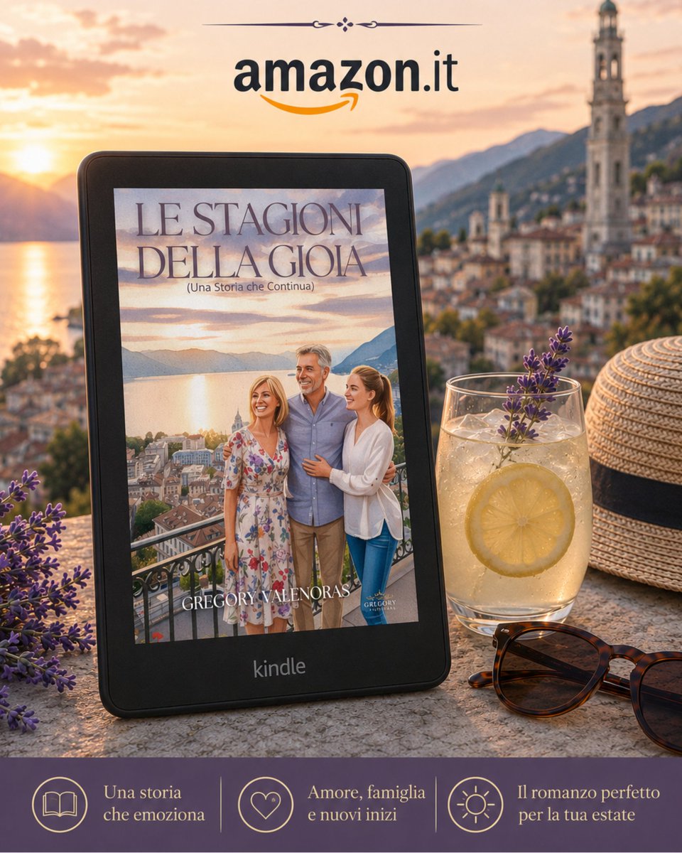 valenoras's tweet photo. 📖 Le Stagioni della Gioia (Una Storia che Continua) 📖 
❤️ La vita non è solo una destinazione
❤️ Ma un viaggio pieno di momenti che ci definiscono: albe e tramonti, giorni sereni e tempeste inaspettate
📱Disponibile su https://t.co/g1sLe7z3Gt
#valenoras #ebook #libridaleggere https://t.co/fXpw7nuE3m