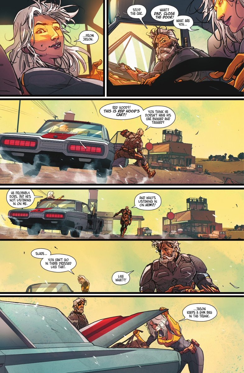 0109wer's tweet photo. Deathstroke spoiler*

Slade and Rose put on Jason's clothes👀 https://t.co/GulKiauH84