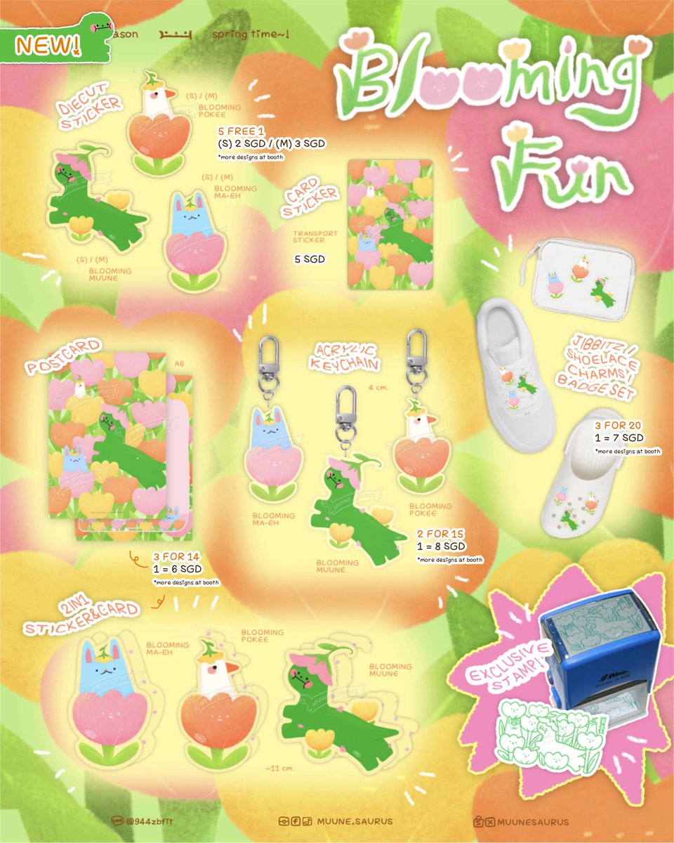 muunesaurus's tweet photo. 𝑴𝑼𝑼𝑵𝑬 𝑪𝑨𝑻𝑨𝑳𝑶𝑮🍎🦖📒🌷🐈🩵🪿🥕✨ 
the wait is over~! MUUNE miss you🥹 see youuuuu~!

🇸🇬craft fest sg
⭐️20-21 jun 2026
⏰11am-7pm
📍suntac convention hall 404&amp;405
🏡booth K23

🛵grab express / lalamove

#craftsg #craftfestsg #singapore #CelebratingCreativity https://t.co/bTuLrFDxWX