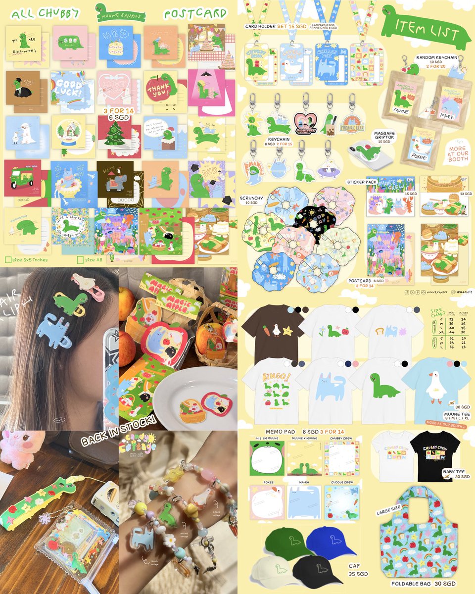 muunesaurus's tweet photo. new collection🌷
new items⭐️
hot item - new design🍎

🇸🇬craft fest sg
⭐️20-21 jun 2026
⏰11am-7pm
📍suntac convention hall 404&amp;405
🏡booth K23

🛵grab express / lalamove

#craftsg #craftfestsg #singapore #CelebratingCreativity https://t.co/oyuMKmOE9w