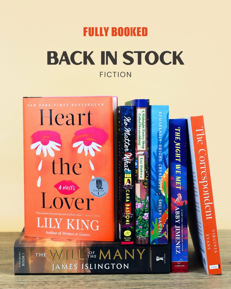 _FullyBooked's tweet photo. Your TBR might want to make some room 📚

From emotionally resonant stories of love, connection, and forgiveness to high-stakes worlds filled with mystery and ambition, these reads have earned a spot on many bookworms’ wishlists. https://t.co/QYkPax1zG7