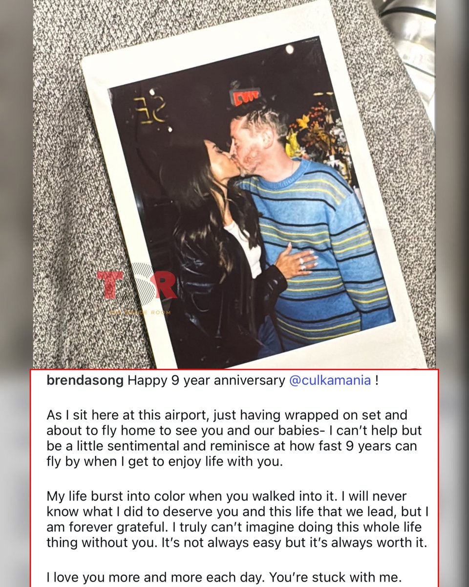 TheShadeRoom's tweet photo. Aww! Brenda Song and Macaulay Culkin shared heartfelt posts for each other on their 9-year anniversary.😍🥂📸:@gettyimages (SWIPE) ✍🏾:#TSRStaffJR https://t.co/PLyFbCE2Dq