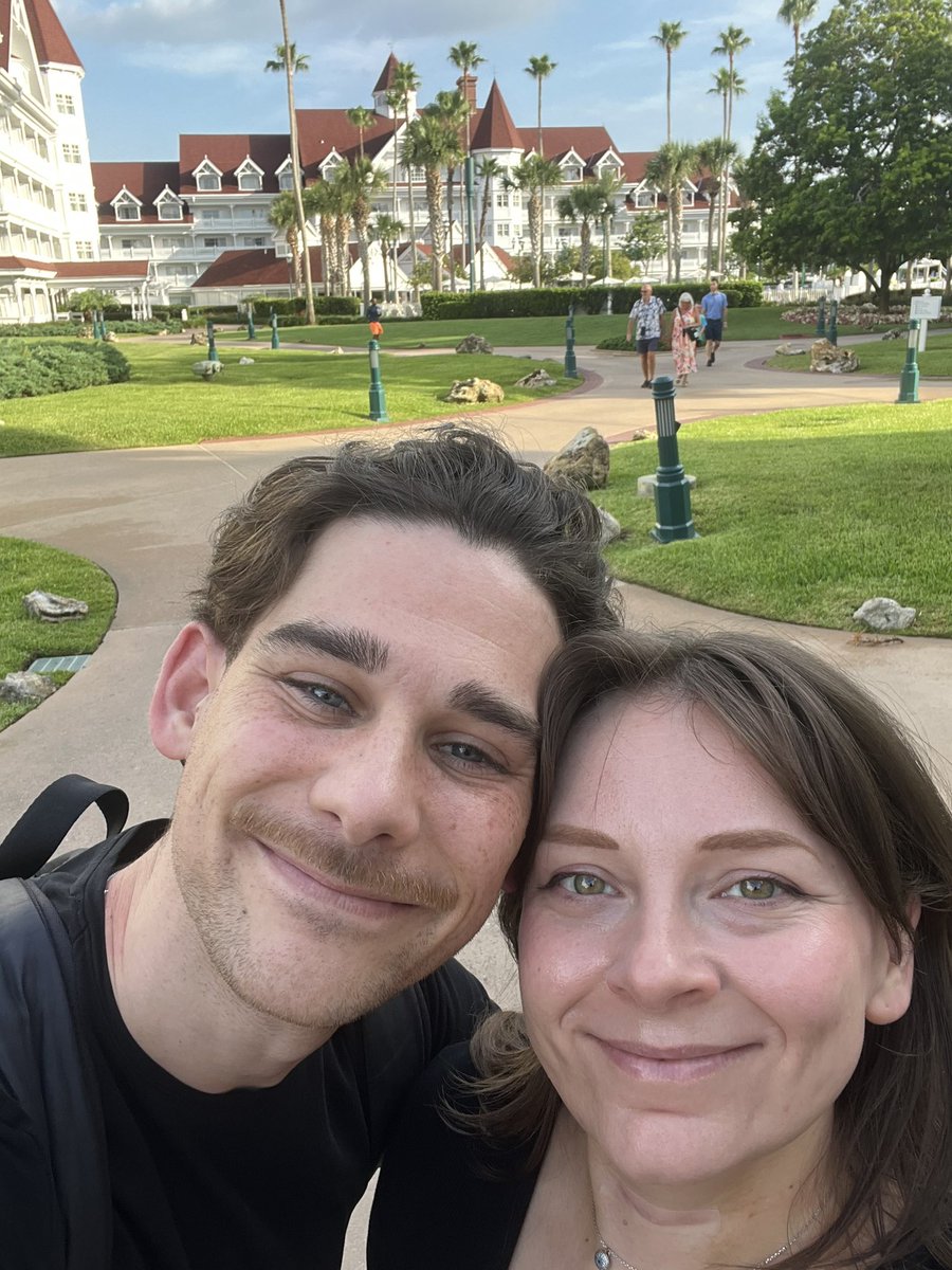 kdubz0's tweet photo. Danny and I are in Disney world 😭😭😭 legit never thought I’d get to come here with my husband 😭😭😭 and he’s my best friend and we are having so much fun https://t.co/i6G5DZU7TC