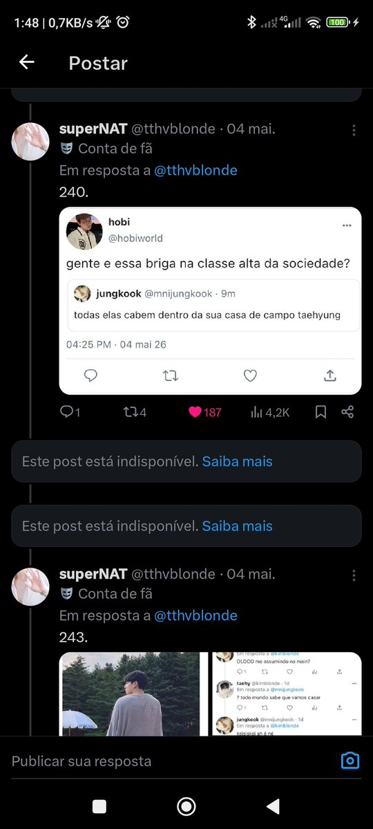 byarmy97's tweet photo. @tthvblonde amg tem como vc disponibilizar de novo em uma theard nova sla os que estão faltando? Pq ta faltando muito 😭💔 https://t.co/mlD9IEO20l