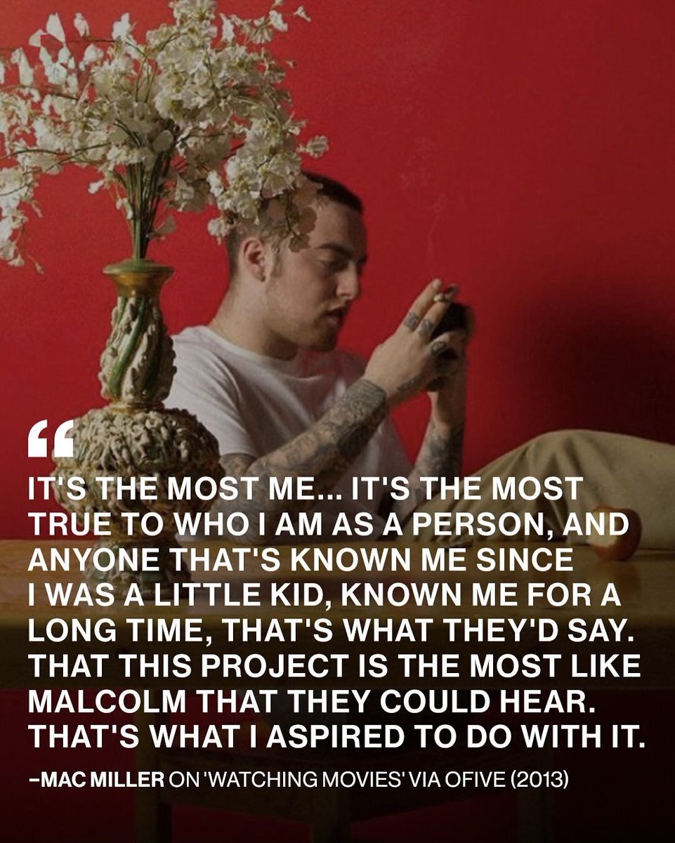 ComplexMusic's tweet photo. 13 years ago today, Mac Miller released his “favorite” album, 'Watching Movies With The Sound Off' 🎞️

Which songs have you gone back to most over the years?