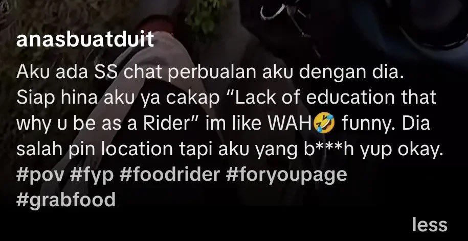 demiace_'s tweet photo. @AmyCourier81 @kamaghul Customer rude tu yang dia malas layan. https://t.co/Janmu2Iw5c