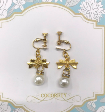 cocorety45's tweet photo. イヤリング　「リボンに輝きを。。。」NO.4372で検索

「リボンに輝く、優し��パールの輝き。」￥600 https://t.co/ASyiN8tv2E