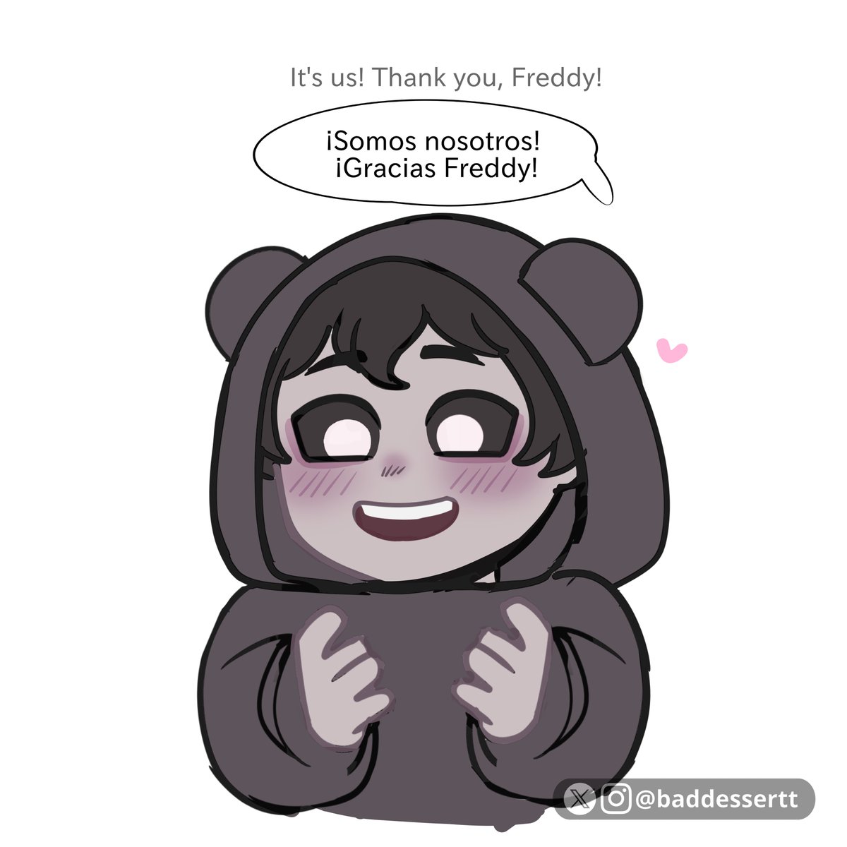 baddessertt's tweet photo. HBday !!!🎂🖤🤎 (otraveztarde)

Quería dibujarlos de chikitos 🥺

#fhs #fhstwt https://t.co/Hs2YAWEl3B