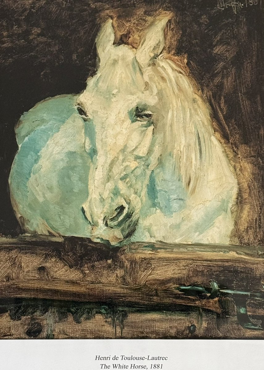 wagsing's tweet photo. The white horse in the mysterious painting.~❤️(I can see someone) https://t.co/JxMMEuMdYg