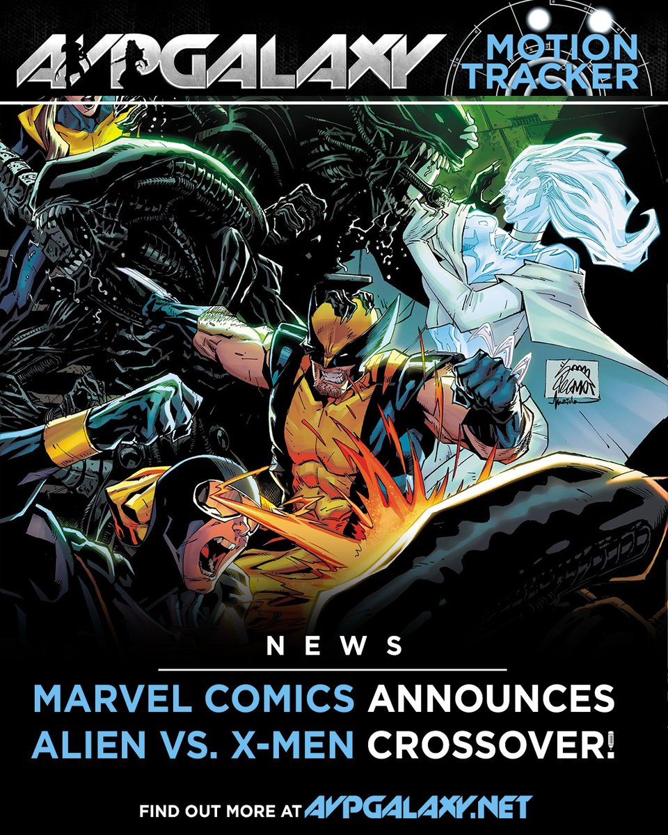 avpgalaxy's tweet photo. The Xenomph has gone up against the Avengers and Captain America, now it's mutantkind's turn as new Alien vs. X-Men series announced! Read more: https://t.co/SnkEXoRjhy #AlienvsXmen #Xenomorph #Xmen #Alien #Aliens #MarvelComic #KieronGillen #GeraldoBorges #ChrisClaremont https://t.co/F3siA3GMcx